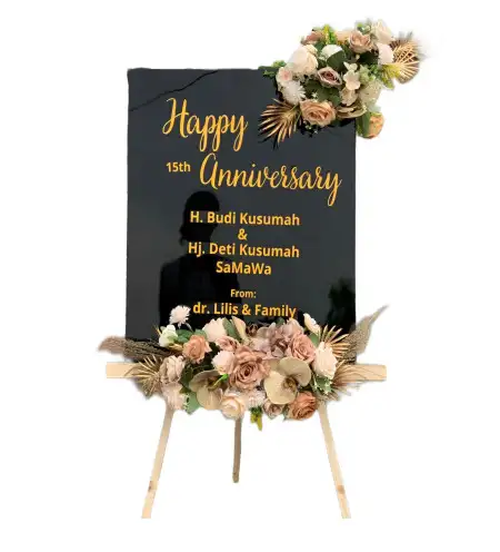 Papan Bunga Akrilik Kukusan