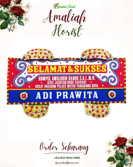 Papan Bunga Ucapan Selamat Kukusan