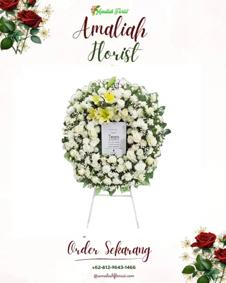 Krans Bunga Duka Kukusan